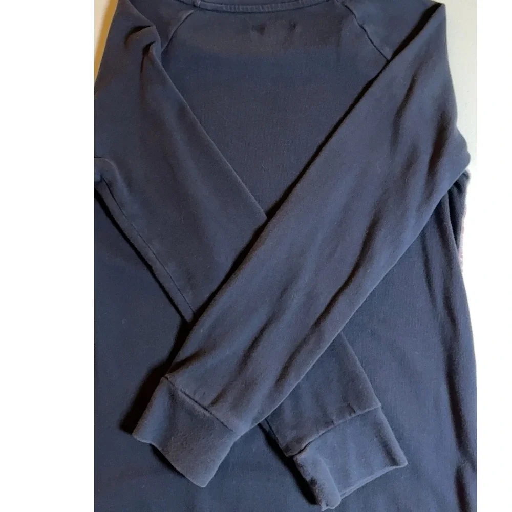 Gap Kids Floral Print Navy Blue Long Sleeve Top Girls‎ Size L(10)